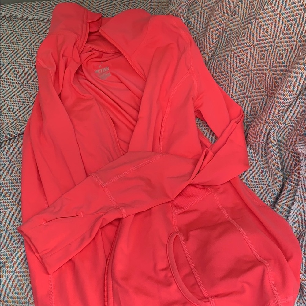 Athletic zip-up jacket